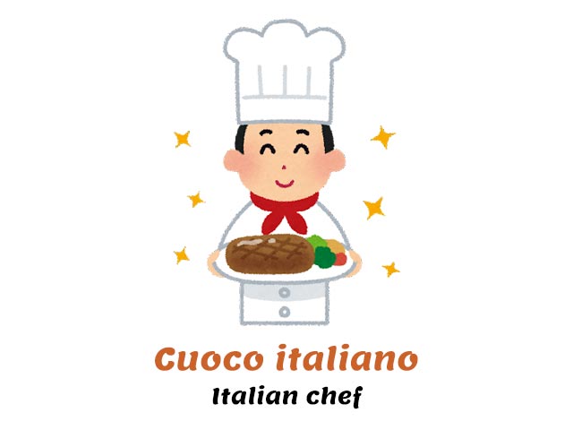 Italian in Italian - italian chef