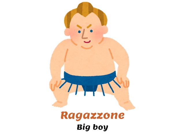 italian suffixes - ragazzone