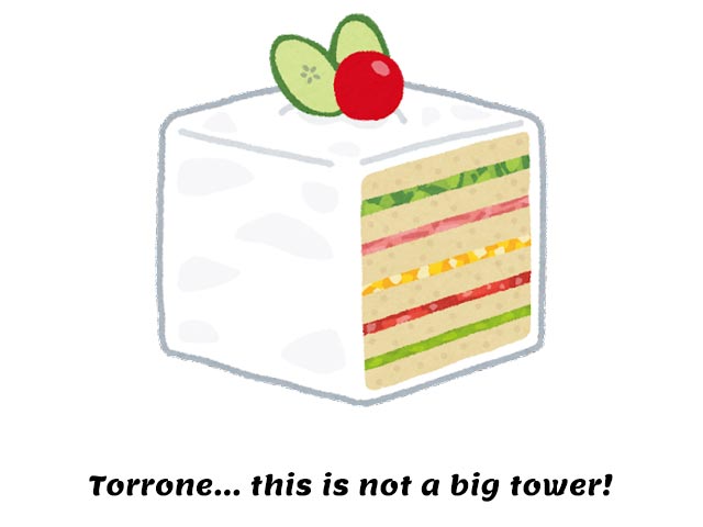 italian suffixes - torrone