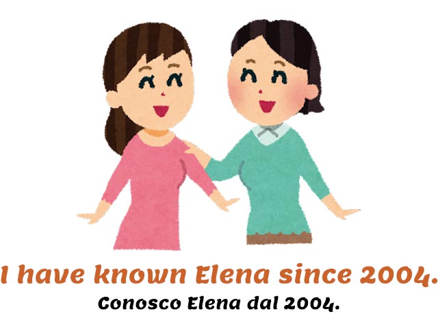 present perfect continuous - i have known elena since 2004