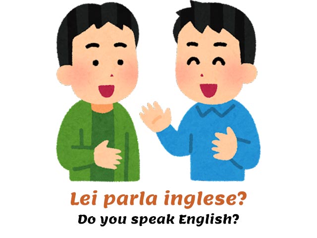 lei parla inglese? - two boys talking and laughing - how do you say do you speak english in italian