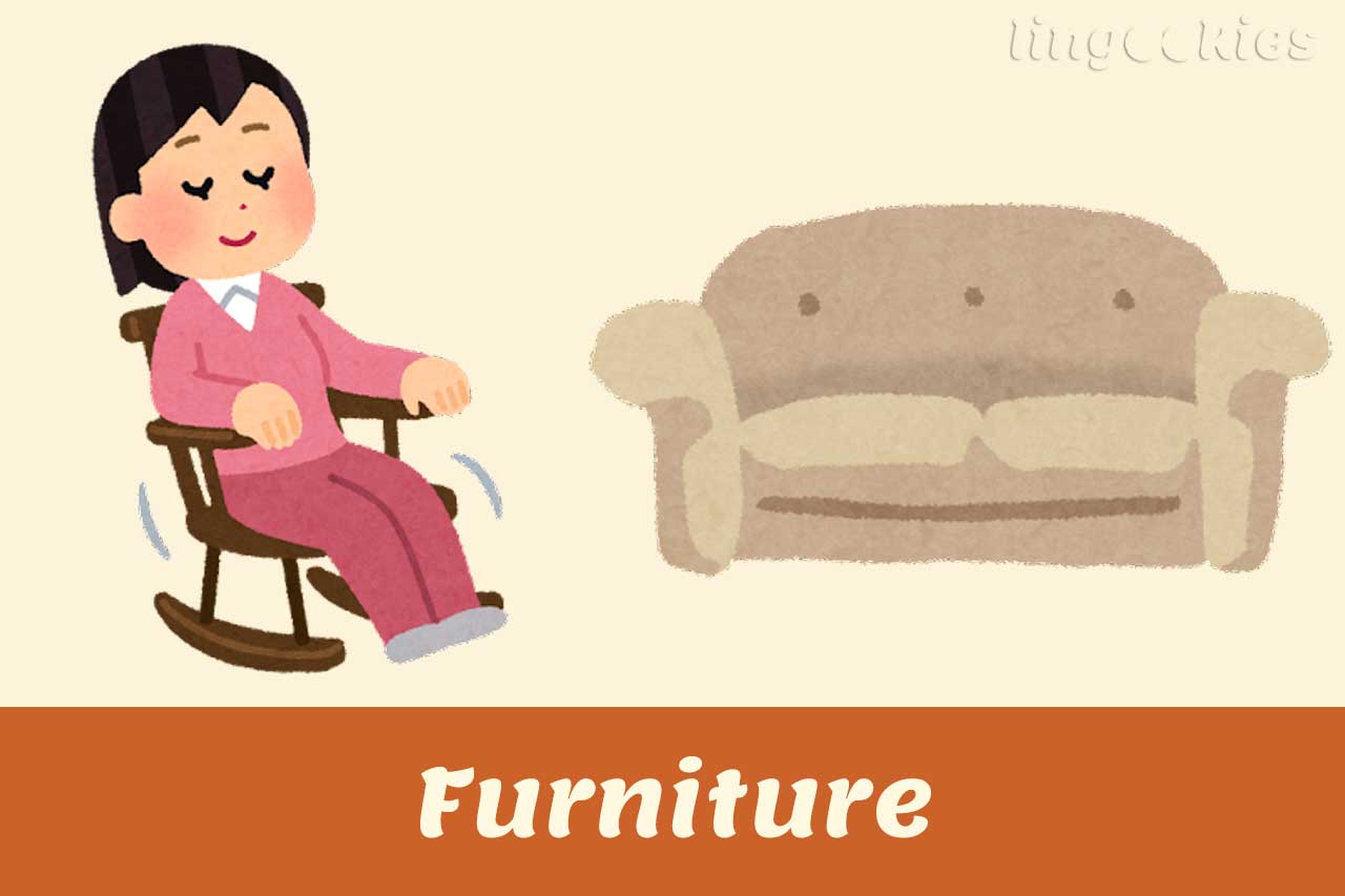 Furniture vocabulary in Italian