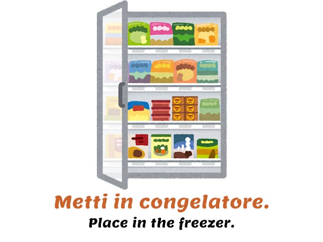 freezer in a supermarket