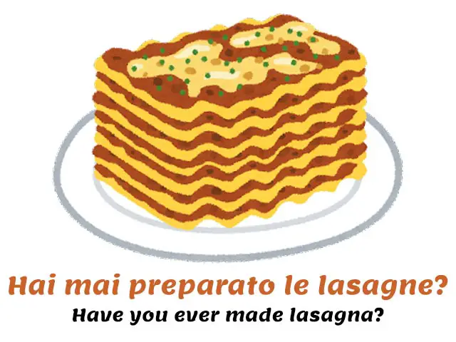 plate of lasagna