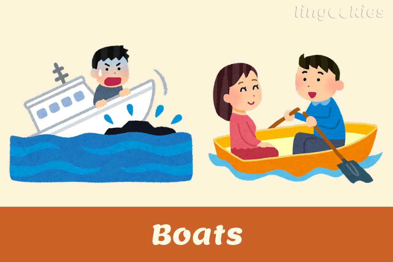 Boat vocabulary in Italian