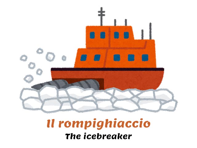 red icebreaker