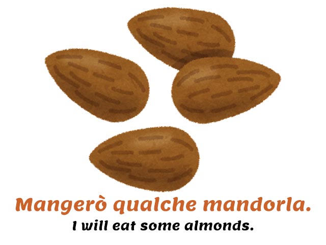 4 almonds