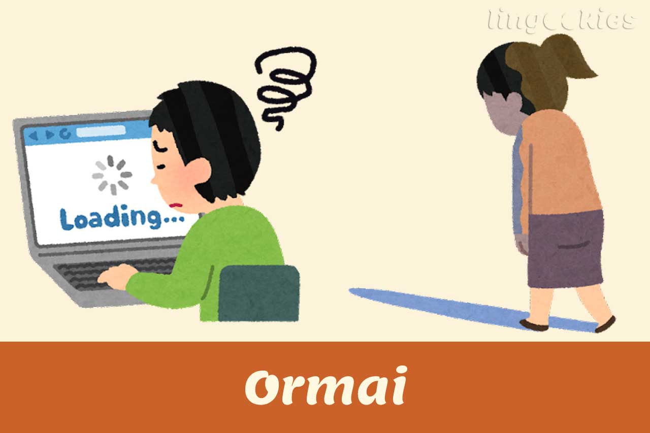 how do you use ORMAI in italian