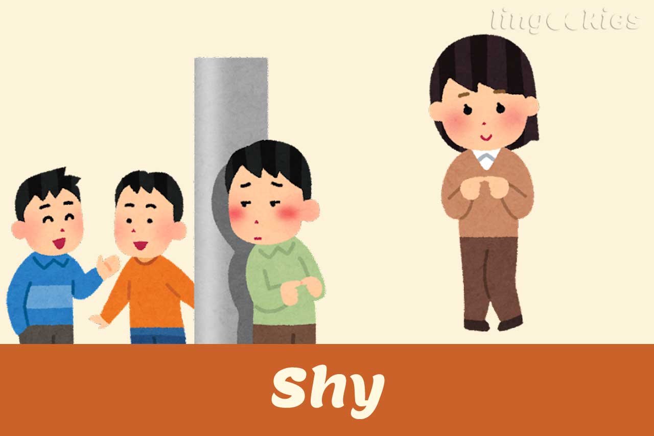 how do you say shy in italian