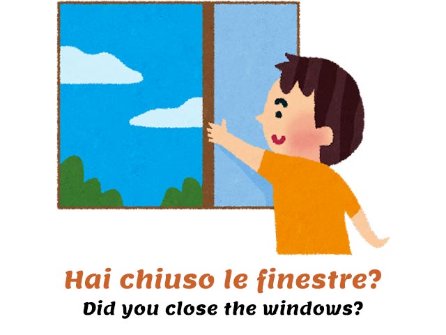 boy opening a window