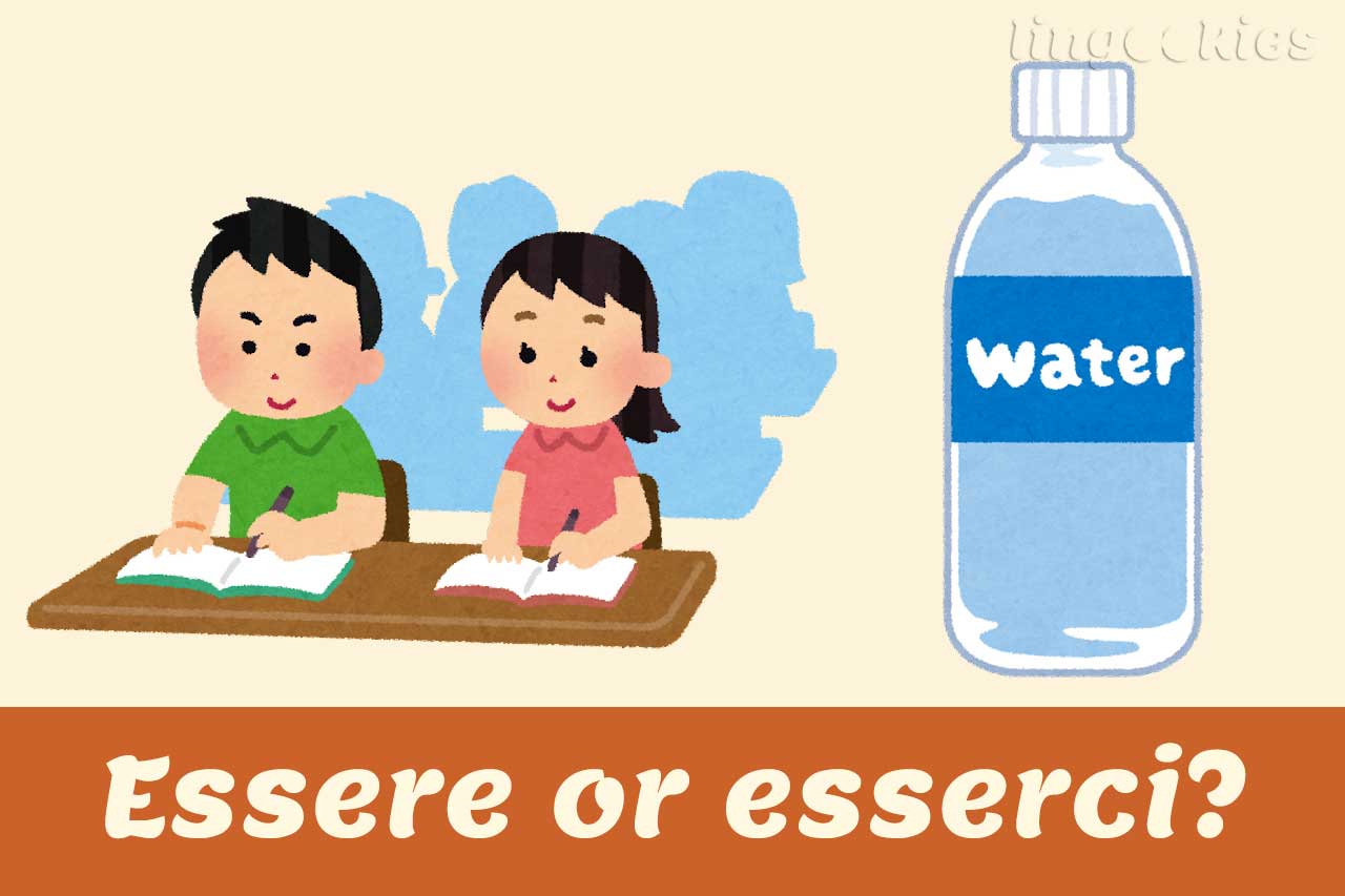 difference between essere and esserci in italian