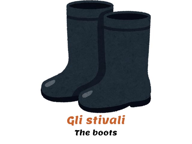 a pair of black boots