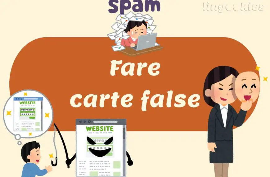 meaning and origins of fare carte false in italian