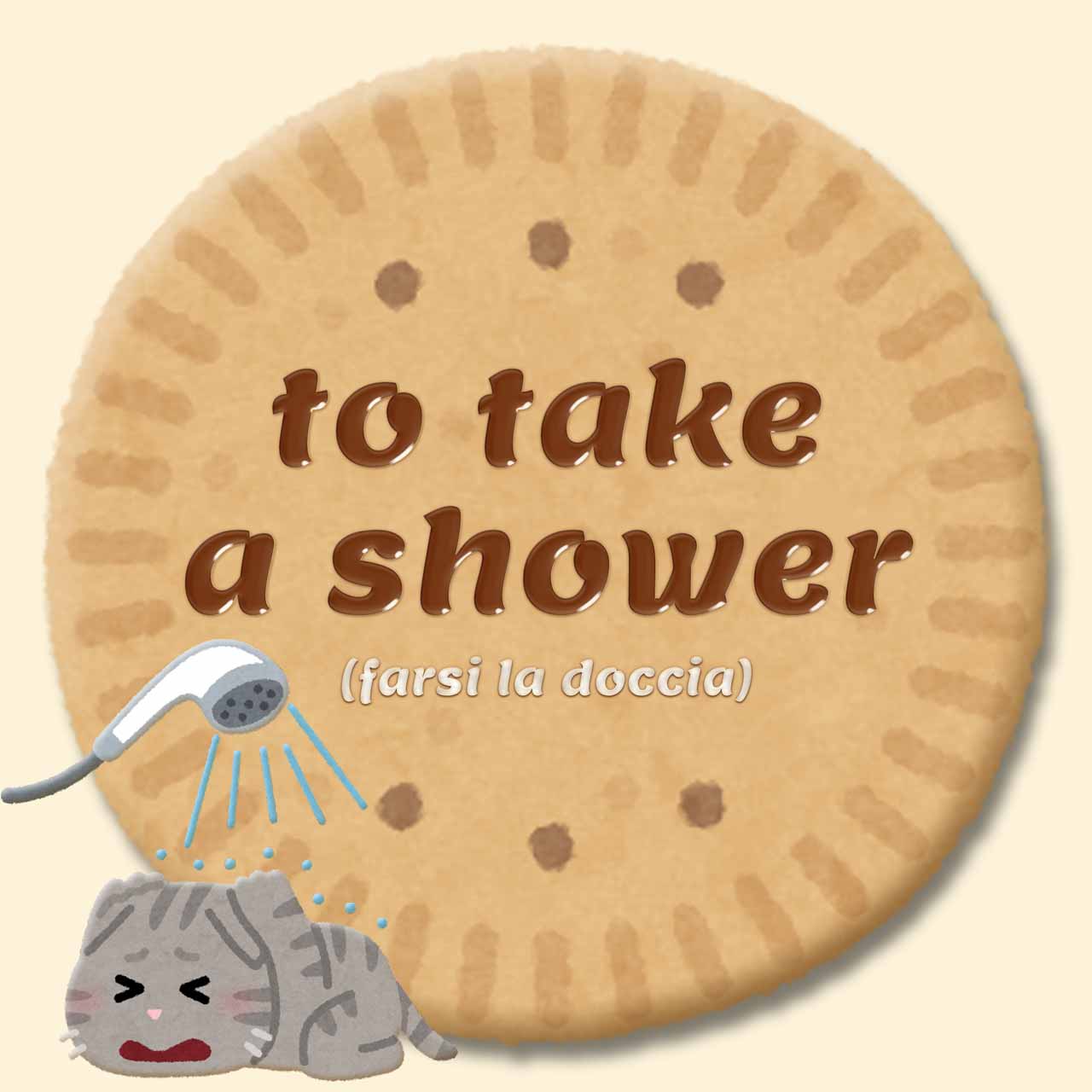 lingookie 2 - to take a shower in italian - fare la doccia in inglese